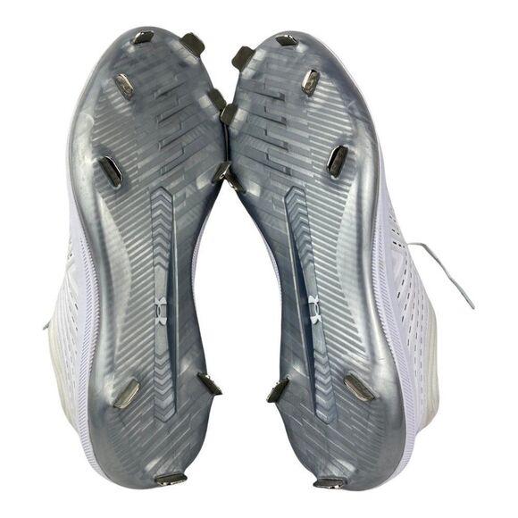 Under Armour Women's White Glyde TPU Baseball Softball Shoe US 8 - Picture 6 of 13